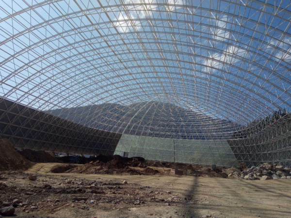 临沧干煤棚网架加工案例