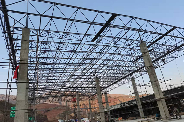 临沧钢结构网架图片