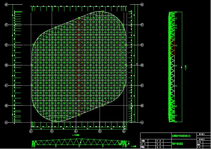 临沧杭州转塘中学网架设计