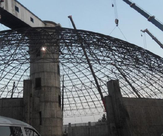 临沧网架分条或分块安装法